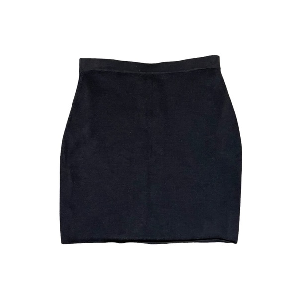 Peruvian Connection Knit Button Down Mini Skirt - Picture 2 of 5